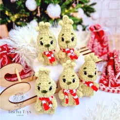 Handgemachter Grüner Baby Kobold – Niedliches Plüschtier, Geschenk & Weihnachtsdeko