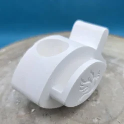 Handgemachter Kerzenhalter Fischform aus Raysin – Deko für Taufe, Kommunion & Konfirmation