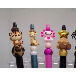 Handgemachter Kugelschreiber mit Dekofigur & Ersatzmine – kreatives Geschenk, Unikat