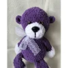 Handgemachter Teddybär "Lila", ca.25 cm
