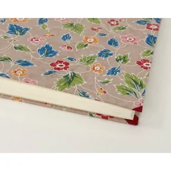 Handgemachtes Fotoalbum & Gästebuch Dekor - Katazome "Flower Dance"