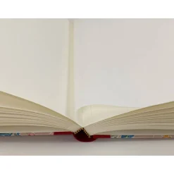 Handgemachtes Fotoalbum & Gästebuch Dekor - Katazome "Flower Dance"