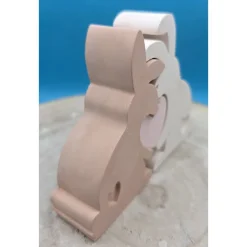 Handgemachtes Hasenpaar aus Raysin mit Herz – Zeitlose Oster- & Frühlingsdeko, Unikat Geschenkidee