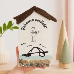Handgemachtes Treibholz Haus Fehmarn – Shabby Chic Deko & Geschenk für Freundin