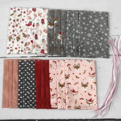 Handgenähter Adventskalender zum Befüllen mit 24 Stoffsäckchen | Advent | Weihnachten