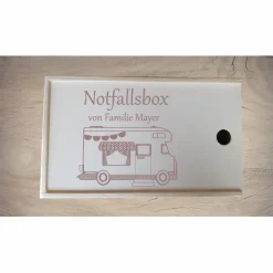 handmade Holzbox personalisiert mit Lasergravur 135 x 235 x 75mm verschiedene Motive zur Auswahl