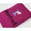 Handtuch ( 50 x 100 cm ) + Motiv Delfin (#Nr.34) + Name / Kinderhandtuch