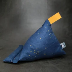 Handykissen / Sitzsack LITTLE STARS ON BLUE  - Smartphonestütze, Tabletkissen, Kirschkernfüllung | RÄUBE
