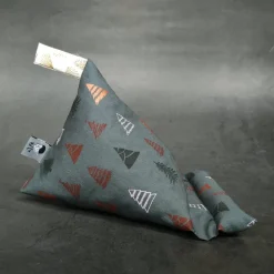 Handykissen / Sitzsack METALLIC CHRISTMAS TREES - Smartphonestütze, Handyhalterung, Kirschkernfüllung | RÄUBERKIND