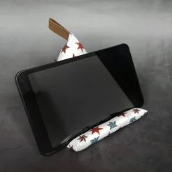 Handykissen / Sitzsack METALLIC STERNANIS  - Smartphonestütze, Handyhalterung, Kirschkernfüllung | RÄUBERKIND