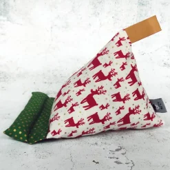 Handykissen / Sitzsack RUDOLF - Smartphonestütze Weihnachten, Handyhalterung, Kirschkernfüllung | RÄUBERKIND