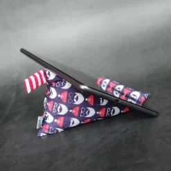 Handykissen / Sitzsack SANTA BABY - Smartphonestütze Weihnachten, Handyhalterung, Kirschkernfüllung | RÄU