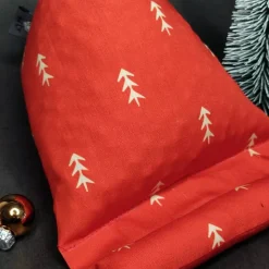 Handykissen / Sitzsack TREES ON RED  - Smartphonestütze, Tabletkissen, Kirschkernfüllung | RÄUBERKIND