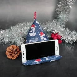 Handykissen / Sitzsack WONDERFUL TIME  - Smartphonestütze Weihnachten, Handyhalterung, Kirschkernfüllung | RÄUBERKIND