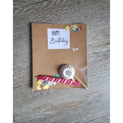 Happy Birthday / Minigugelhupf / Geburtstagskerze / Geschenkverpackung
