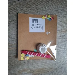 Happy Birthday / Minigugelhupf / Geburtstagskerze / Geschenkverpackung