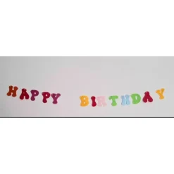 Happy Birthday Girlande aus Filz Name optional