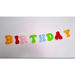 Happy Birthday Girlande aus Filz Name optional