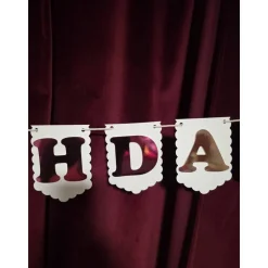 Happy Birthday Girlande/ Wimpelkette