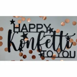Happy Konfetti to you, Geburtstagsgruß Geschenk zum Geburtstag, Geschenkanhänger, Geburtstagsgeschenk