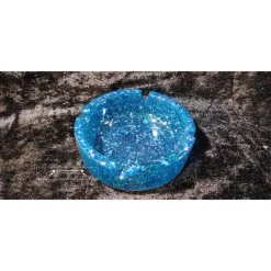 Harz Glitzer dekorativer Aschenbecher