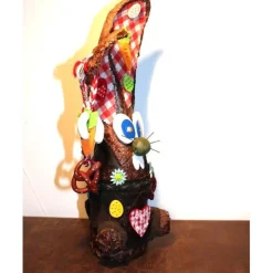 Hase Dekohase BAYERNHASERL handgefertigte Künstler-Figur Geschenk für Bayern-Fans Geldgeschenk bayerisch