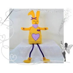 Hase mit Täschchen für Geldgeschenke, Gutscheine oder liebe Botschaften