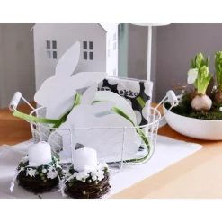 Hase, Osterhase Metallhase