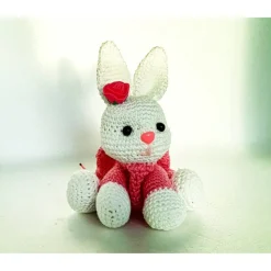 Hase zum Befüllen Zugbeutel Ostern Geschenkidee Kuscheltier Bunny Amigurumi Geschenkverpackung Gutschein Geldgeschenk