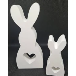 Hasen in 2 Varianten in weiß / schwarz - Pastelltöne möglich