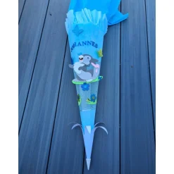 Hasen Schultüte Zuckertüte als DIY Set oder in handarbeit hergestellt-personalisiert, individuell