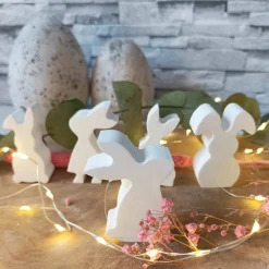 Hasenbande aus Raysin – Handgemachte Osterhasen Deko für dein Zuhause