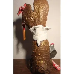 Hasenfigur KOCHHASERL handgefertigte Künstler-Figur Geschenk für Köche Geldgeschenk Essen