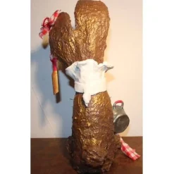 Hasenfigur KOCHHASERL handgefertigte Künstler-Figur Geschenk für Köche Geldgeschenk Essen