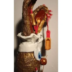 Hasenfigur KOCHHASERL handgefertigte Künstler-Figur Geschenk für Köche Geldgeschenk Essen