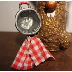 Hasenfigur KOCHHASERL handgefertigte Künstler-Figur Geschenk für Köche Geldgeschenk Essen