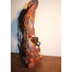 Hasenfigur Steampunk SCHLÜSSELMEISTER handgefertigte Künstler-Figur Osterdeko Geschenk für Steampunk-Fans Geldgesche