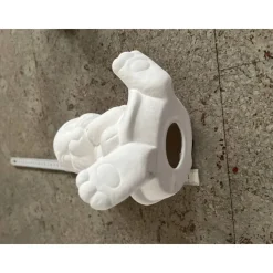 Hasenmädchen ca.18x13cm - Rohling oder Handbemalte wetterfeste Gießkeramik - Unikat