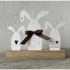 Hasen-Trio im Skandi-Stil