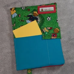 Hausaufgabenheft-Hülle zur Einschulung, Aufgabenhefthülle für Spiralbindung