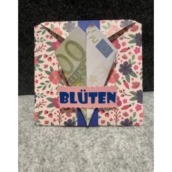 Hübsche Karte mit Blumenmotiv, mit Umschlag