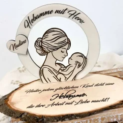 Hebamme Geschenk, Dankeschön Hebamme, Kleinigkeit, Dekoration, Abschiedsgeschenk, Baby, Frau, Kind