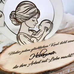 Hebamme Geschenk, Dankeschön Hebamme, Kleinigkeit, Dekoration, Abschiedsgeschenk, Baby, Frau, Kind