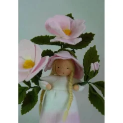 Heckenrose - Blumenkind - Jahreszeitentisch - Waldorf Art- Art.Nr.SO33