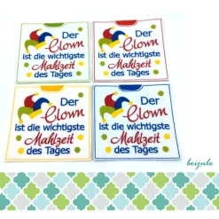 Helau! Hülle für die kleine oder normale quadratische Schokolade