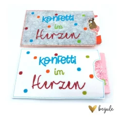 Helau! Hülle für die Schokoladen mit Pappkarton