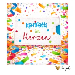 Helau! Hülle für die Schokoladen mit Pappkarton