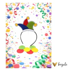 Helau! Narrenkappe für den schmalen Haarreifen