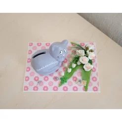 Her mit den Mäusen – Spardose Geldgeschenk Katze als Unikat für jeden Anlass, 13 x 18 cm