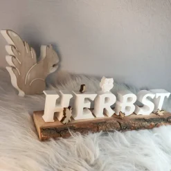 Herbst Schriftzug, Herbst Deko, Herbstdekoration, Herbst Geschenke, Herbst Jahreszeitentisch, Herbst Raysin